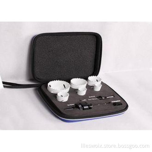 HSS 9PC 22mm 29mm 35mm Deep Bimetal Hole Saw Set With Cloth